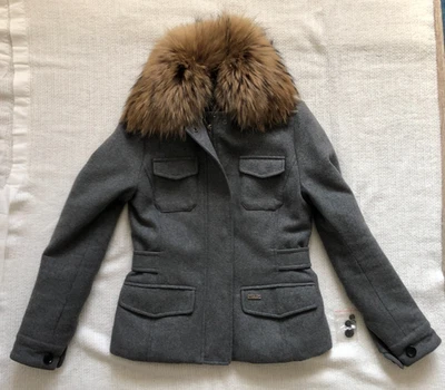 Woolrich Thermolite Wool Blend Gray Jacket Size M - Image 1 of 4