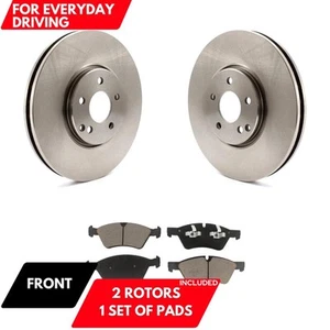 Disc Brake Rotors and Pads Kit for Mercedes-Benz E550 E500 AWD OESTMG Front - Picture 1 of 11