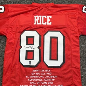 Jerry Rice Signed 49ers Jersey #80 Holo COA San Fran Autograph - Bild 1 von 8