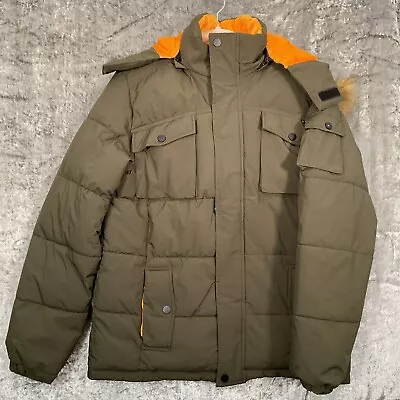 Wantdo Kids Boys Insulated Winter Coat Waterproof Puffer Jacket Outwear Fur Hood - Image 1 of 4