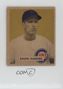 1949 Bowman Gray Backs Ralph Hamner #212 Rookie RC