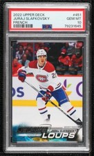 2022 Upper Deck Young Guns French Juraj Slafkovsky #451 PSA 10 GEM MT Rookie RC