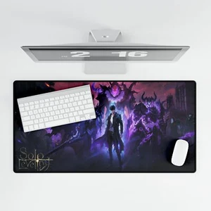 Solo Leveling Anime Inspired Desk Mat Gift For Him, for Anime Fan Anime Merch - Picture 1 of 5