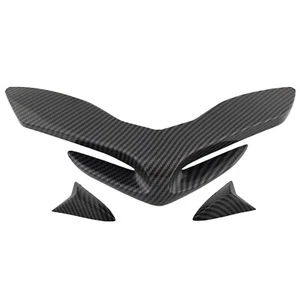 Headlight Head Lamp Beak Nose Extension Cover Carbon For KAWASAKI Z900 2017-2019 - Picture 1 of 6