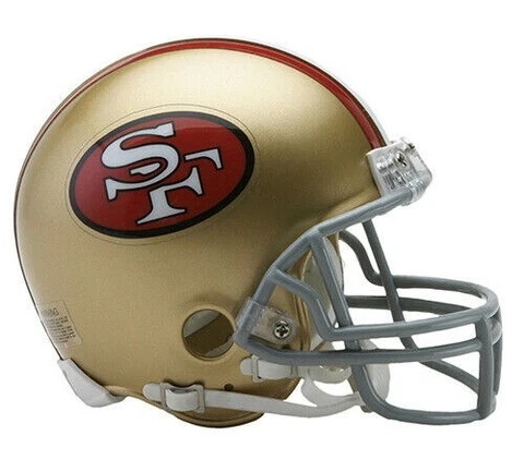 San Francisco 49ers Riddell Mini Helmet VSR4 1964-1995 Throwback Cover
