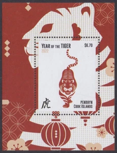 Penrhyn (2022) Year of the Tiger - S/S, MNH - Picture 1 of 1