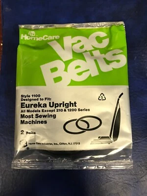 Package of 2 Replacement Belts - Style 1100 - for Eureka Upright Vacuum - Image 1 of 2