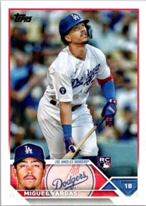 2023 Topps #163 Miguel Vargas Purple - Picture 1 of 2