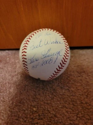 MLB New York Yankees HoF Goose Gossage Signed Inscribed Baseball - Image 1 of 3