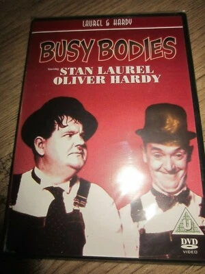 🆕  LAUREL & HARDY DVD BUSY BODIES  SEALED DVD BRAND NEW UK SELLER  - Image 1 of 2