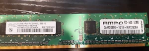 AMP PC2-6400 RAM 3AMD2800 512MB DDR2 - Picture 1 of 1
