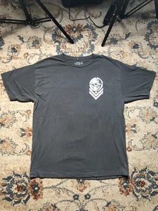 Vintage Y2K Metal Mulisha Big Print Graphic T-Shirt Mens Size XL Gray Skull - Picture 1 of 8