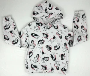 Sudadera con Capucha Niña Princesa Disney Blanca Ltwt Belle/Mulan/Tiana/Ariel/Cind Talla L 10-12 - Imagen 1 de 7