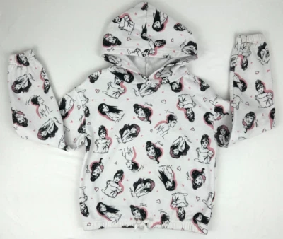 Sudadera con Capucha Niña Princesa Disney Blanca Ltwt Belle/Mulan/Tiana/Ariel/Cind Talla L 10-12 Foto 1 de 4
