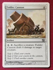 Magic The Gathering 8TH EDITION FODDER CANNON artifact card MTG - Picture 1 of 2