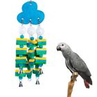Wood Bird Toys Banana Skewers Colorful Paroot Blueberries Bite Toy  Bird Cage