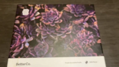 BetterCo Purple Succulents 1000 pc Puzzle Adult Decompression..SEALED/NEW - Image 1 of 4