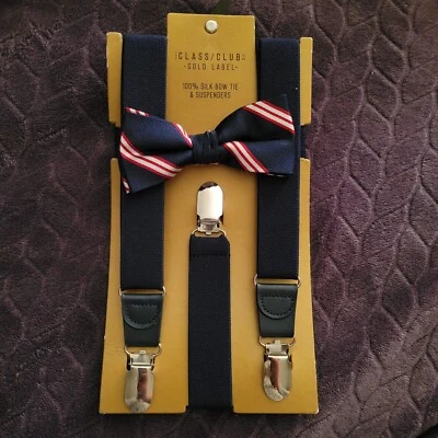 Classic Club Gold Label Kids Suspenders and bow tie set - Image 1 of 2