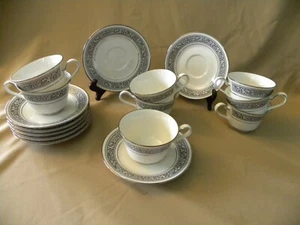 9 Noritake Ivory Prelude China Cup & Saucer Sets - Picture 1 of 10