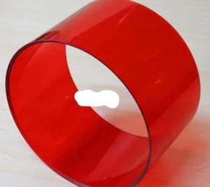 Rullante Tamburo Shel1 4x5,5” Guscio Trasparente 6mm Bordo Taglio 45 Gradi O1 - Foto 1 di 1