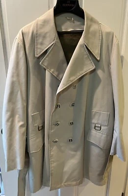 Vtg Juilliard Men's Coat Winter Size 46 Horseback Hunting Long Faux Fur Lining - Image 1 of 4