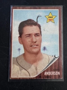 1962 TOPPS BASEBALL SET-BREAK #266 JOHN ANDERSON - Picture 1 of 2