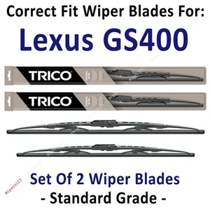 Paquete de 2 cuchillas limpiaparabrisas estándar - apto para Lexus GS400 1998-2000 - 30240/200 - Imagen 1 de 1