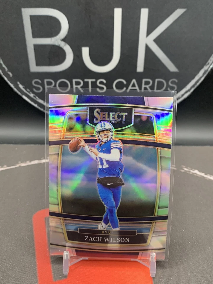 2022 Select Draft Picks Zach Wilson Silver Prizm #41 Concourse PWE - Image 1 of 2