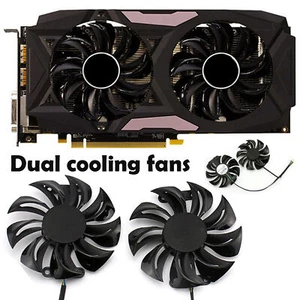 Dual Cooling Fan GA91B2U Lüfter für Dataland RX480 RX470 470D 580 Graphics Card - Bild 1 von 10