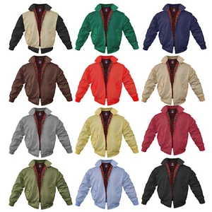 Harington Jacket Skinhead 1970 Style Biker Bomber Scooter Vintage Retro MOD Top - Picture 1 of 32