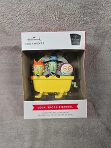 Hallmark Pesadilla antes de Navidad 2021 cerradura, choque y adorno de barril - Imagen 1 de 2
