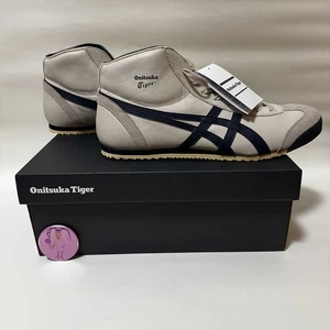 Onitsuka Tiger MEXICO Mid Runner Sneaker Unisex 1183B577.200 BIRCH/INDIAN INK - Picture 1 of 12