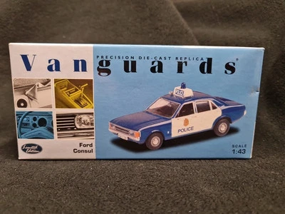 VANGUARDS VA05507 FORD CONSUL CITY OF GLASGOW POLICE SCALA 1:43 - Immagine 1 di 4