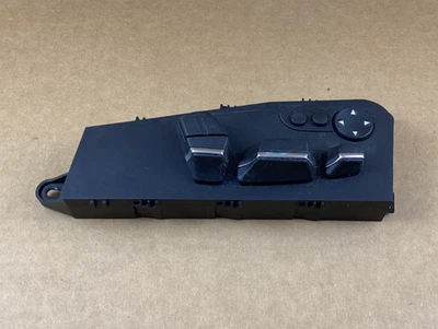 Panel de interruptor de ajuste del asiento del lado del pasajero delantero derecho BMW 740i 2011-2012 OEM Foto 1 de 4