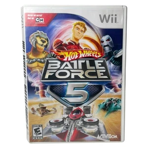 Hot Wheels: Battle Force 5 (Nintendo Wii, 2009) testato senza manuale buone condizioni - Foto 1 di 4