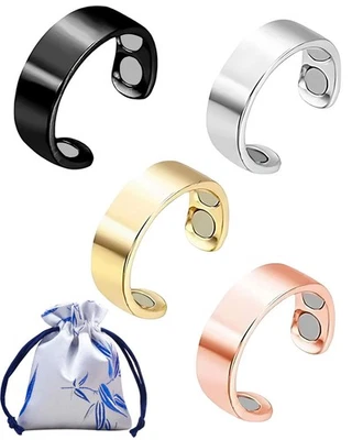 Magnetringe Damen Herren Kupfer ultrastark Lymphdrainage Migräne Ring - Bild 1 von 4