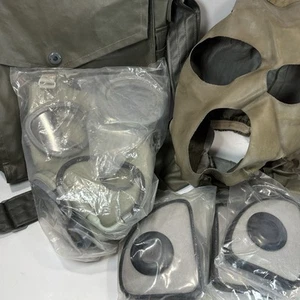 Nuevo Kit de Supervivencia de Emergencia Máscara de Gas Militar Alemana/Checa M10M Filtros Bolsa - Imagen 1 de 10