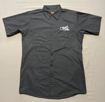 VINTAGE Guitar Center Shirt Mens Medium Work Store Employee Uniform Top 90s Y2K - image 1 of 4
