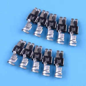 20Pcs Silver 4.8mm Female Fuse Terminal for Car N90732603 N90732703 N90696603 n - Picture 1 of 3