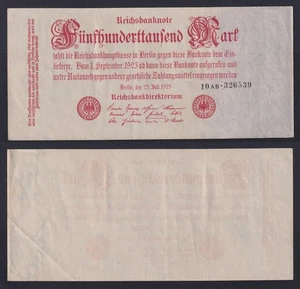 Banconota Germania 500000 mark 1923 P.-92 SPL/XF - Picture 1 of 2