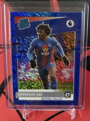 2020-21 Panini Chronicles Optic Rated Rookie EPL Eberechi Eze Blue Shimmer SSP - Image 1 of 2