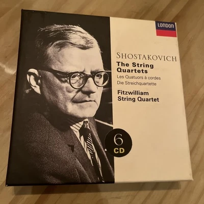 SHOSTAKOVICH Complete 15 String Quartets - FITZWILLIAM QUARTET - DECCA 6CD BOX - Image 1 of 3
