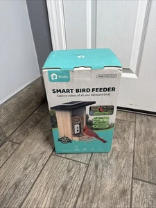 Alimentador inteligente NETVUE Birdfy con cámara, alimentado por energía solar - ébano - Imagen 1 de 4