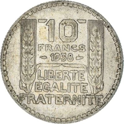 French Coin 10 Francs | France | 1929 - 1939 - Image 1 of 4