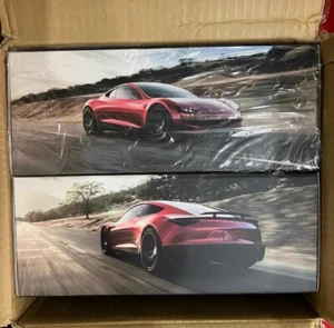 Tesla Diecast 1 18 Scale Tesla Roadster Red With Box (New) - Picture 1 of 1