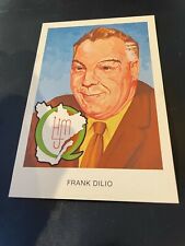1983 Hockey Hall of Fame Postcard #F-5 Frank Dilio - Quebec CAHA - NR-MT
