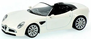Alfa Romeo 8c Spider White Metallic 1:64 Modell Minichamps - Bild 1 von 1