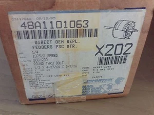Marathon Electric 48A1101063 X202 Direct OEM Repl. 1/4 HP 1075/3 #1B-1374-C10 - Bild 1 von 2