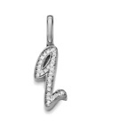 Monica Vinader Diamond Alphabet Letter Charm "Q" Sterling Silver Ver RRP £150