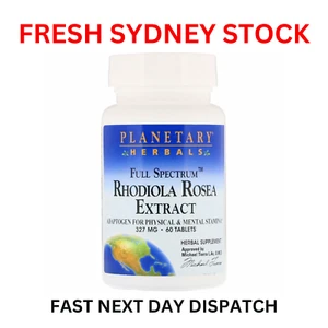 Planetary Herbals Rhodiola Rosea Extract 327 mg 60 Tablets Physical Stamina - Bild 1 von 5